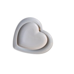 SERVIZIO PIATTI CUORE DA 6
