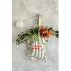 BORSA TELA RICAMO